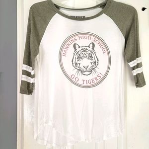 Stranger Things Hawkins High School Baseball Tee